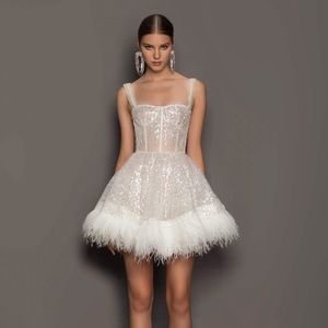 Bronx and Banco bridal mini dress (TAGS ON)